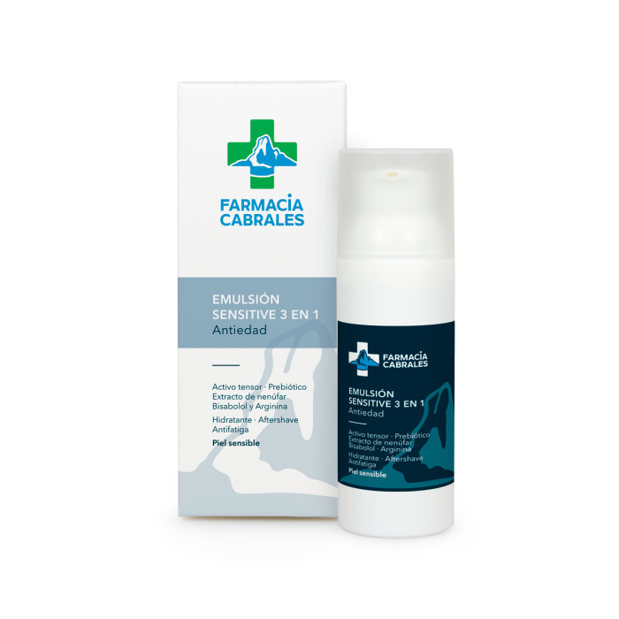 Emulsión Sensitive 3 en 1 Hombre de Farmacia Cabrales