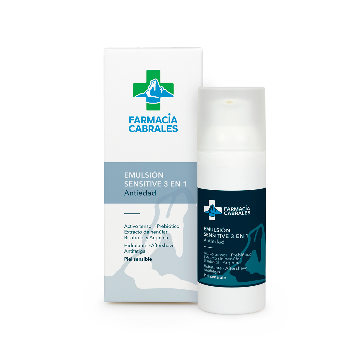 Emulsión Sensitive 3 en 1 Hombre de Farmacia Cabrales
